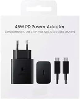 Charger (45) WATT, Supports PPS with Type-C to Type-C Cable Multi Color