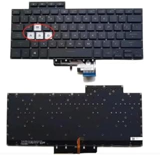 كيبورد بديل لاسوس تي يو اف داش F15 FA516 FX516 FX516PR FX516P FX516PM FX516PE مع اضاءة خلفية V202526CS1