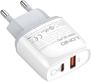 شاحن A2424C - أوروبي - مع كابل Type C - أبيض