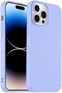 Next Store Compatible with iPhone 11 Case Liquid Silicone Slim Fit 3 Layer Soft Rubber Shockproof Cover with Anti-Scratch Microfiber Lining (Light Lavender)