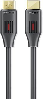 كابل HDMI 2.0 4K@60Hz إلى رفيع بطول 10 متر من بروميت بدعم فيديو ثلاثي الأبعاد نطاق ترددي 9Gbps دعم ايثرنت ووصلات مطلية بالذهب للكمبيوتر المحمول والتلفزيون والشاشات ProLink4K60-10M