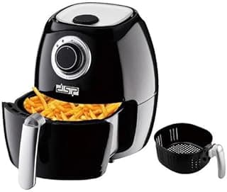 DSP Air Fryer, 2.6L, 1350W Power, Healthy Oil-Free Cooking, Dual Protection Circuit, Dishwasher-Safe, Stainless Steel Heating Element, Cool-Touch Handle, With 3 PCS Set Gift, KB2020