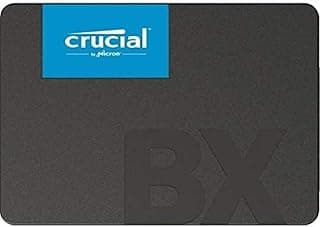 قرص صلب للتخزين BX500 من كروشال، 2.5 بوصة بسعة 1 تيرابايت، بتقنية ثلاثية الأبعاد ناند ساتا، حد أقصى يصل إلى 540 ميجابايت في الثانية، CT1000BX500SSD101 (إصدار اكرونيس)