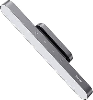 Magnetic Stepless Dimming Charging Desk Lamp Deep gray