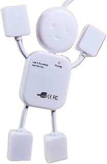 موزع USB 4 منافذ على شكل رجل - متعدد المهام - عام