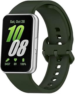 حزام سيليكون أصلي لساعة سامسونج Galaxy Fit 3 (SM-R390)، سوار رياضي بديل للرجال والنساء، حزام مقاوم للماء وقابل للتعديل