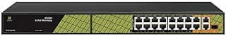 Genata POE Network Switch 16 PORT - GNT-P4813V6 14FE(PoE)+2GE(PoE)+2GE(UP-LINK)+1SFP AI Hybrid PoE Switch