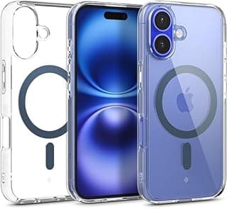 Magnetic Clear Case for iPhone 16, Compatible with MagSafe, Ultra Thin Soft TPU Silicone Shockproof Phone Case Anti-Scratch Non-Slip Protective Cover (Clear)