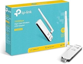 دونجل واي فاي نانو USB من TP.Link ، محول شبكة لاسلكي عالي 150 ميجابت لكل ثانية للكمبيوتر المكتبي واللاب توب، يدعم ويندوز 10/8.1/8/7/اكس بي لينكس 2.6.18-4.4.3، ماك او اس 10.9-10.15 (TL-WN722N)
