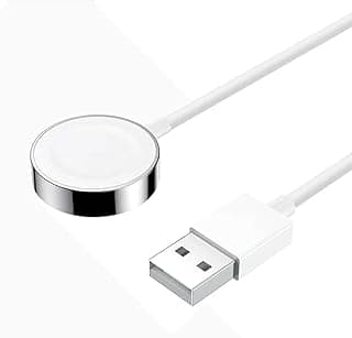 IW001S Ben Series Magnetic Wireless Charging Cable For Apple Smart Watch (1/2/3/4) 1.2M - White