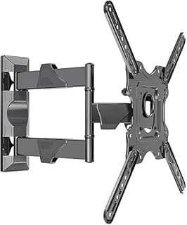 P4 Full Motion Monitor Wall Mount for 32-60 Inch LED/LCD Screens, Holds up to 31.8kg, VESA 400x400