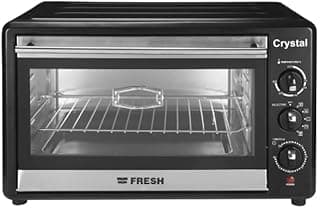Fresh Oven Black 48 Liter - Grill and Fan Crystattle with 2 years waranty