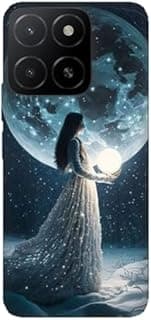 جراب موبايل سيليكون مطبوع QY متوافق مع Honor X8c