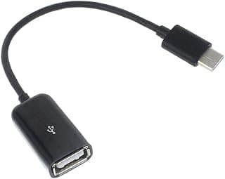 كابل USB 3.1 نوع سي ذكر الىUSB 2.0 انثى كابل او تي جي - اسود