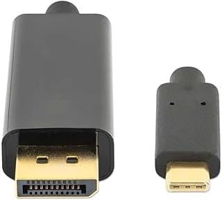 USB-C to DisplayPort a DP Alt Mode Signal to a 4K@60Hz DP Output 1m - Black