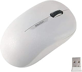 R545 Wireless Mouse with LED Light and Adjustable DPI – White
