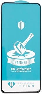 9H Glass Screen Protector Anti Shock With Black Frame For Samsung Galaxy A52&A72&A92, Clear