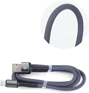 USB CABLE (TYPE C) 3A Super Fast Q.C3 Charging and Data Cable Braided Wire