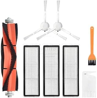 ABZEKH Accessories For Xiaomi Mijia 1C 2C 1T MI Robot Vacuum-Mop STYTJ01ZHM For Dreame F9 Robot Vacuum Cleaner Roller Brush Hepa Filter Mop performance (Color : KIT 6)