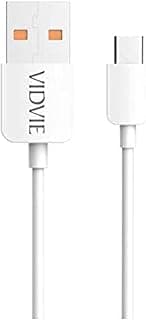 كابل USB للأندرويد CB412V - طول 1 متر - شحن سريع (أبيض)