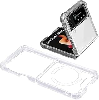 Next Store Magnetic Clear Case Compatible with Samsung Galaxy Z Flip6, Slim Design, Full Protection, Anti-Scratch, Support Magnetic Attachment, Anti-Yellowing, Flexible Cover