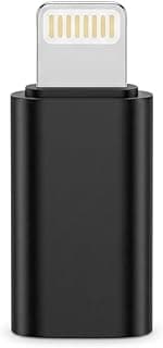 USB-C Female to 8-Pin Male Adapter for Charging and Data Sync, Single Piece