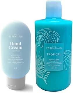 مجموعة Essentials - كريم استحمام Tropical Paradise وكريم يد Tropical Paradise