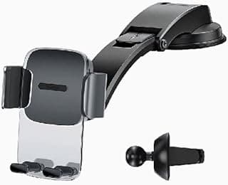 Baseus Easy Control Clamp mobile holder هولدر سيارة بمشبك (تركيب في التابلوه + التكييف)