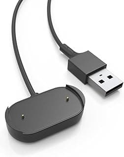 كيبل شحن مغناطيسي لساعة امازفيت GTR 4/3/3 برو، امازفيت GTS 4/3، قاعدة شحن USB متوافقة مع ساعة امازفيت تي-ريكس 2 (1 متر/3.3 قدم)