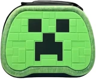 شنطة تخزين يد تحكم Energy Case متوافقة مع Minecraft Creeper بدون مقبض | شنطة صلبة مضادة للصدمات متوافقة مع PS5، PS4، Xbox (PS5 / PS4 / Xbox) مقاس واحد