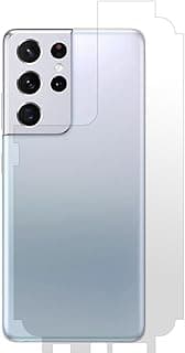 لاصقة حماية شاشة خلفية جيلاتين شفافة متوافقة مع Galaxy S21 Ultra - شفاف