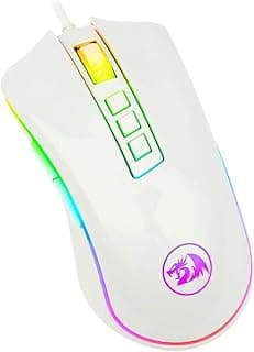 Cobra M711 Gaming Mouse with 16.8 Million RGB Color Backlit, White