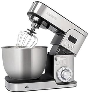 عجانة SV-1222D بقوة 2200 وات سعة 12.5 لتر بلون فضي من بلاك اند وايت.