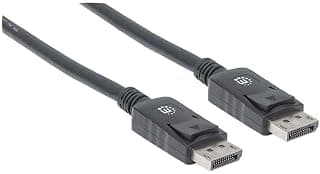 Manhattan 394758 Cable DisplayPort DP-Male To DP-Male 2m -CV569 Black