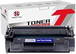 خرطوشة حبر بشريحة متوافقة مع طابعة اتش بي 59A CF259A وطابعة اتش بي ليزرجيت برو MFP M404dn/M428fdn/M428dw/M428fdw/M404dw/M404n/M304 - اسود