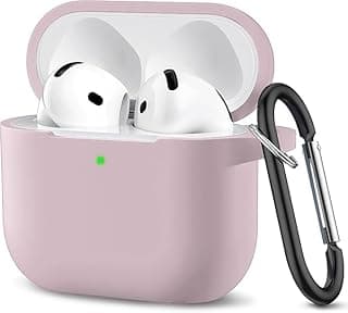 Soft Silicone Case Full Protection with Built-in Keychain Compatible with Airpods Pro 2 Stylish Design for Men Women, Scratch and Shock Resistant (Cashmere)