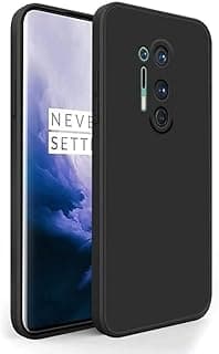 Luxury Liquid Silicone Case For OnePlus 8 Pro (Black)