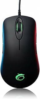 ماوس جيمنج OERON MF2 - سويتش OMRON 10M - مستشعر بصري AVAGO A3325 (5000 DPI /20G /120IPS) - 7 أزرار ماكرو - ماوس USB سلكي غير قابل للانزلاق لألعاب MMO,RTS,FPS,MOBA | أسود
