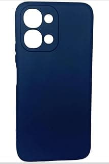 Silicone Case for Vivo Y31D – Soft TPU Protective Back Cover with Camera Protection, Shockproof Anti-Scratch Slim Fit Case, Dark Blue