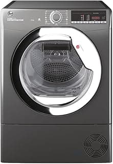 Front Load Tumble Dryer With Condenser Capacity 8 kg,ALL In One Technology, Rapid Wash, Hygiene, XXL Load Program, Anti-Allergy, wifi Silver HLEC8TCER-ELA