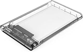 2139U3 2.5in USB 3.0 Micro B Hard Drive Enclosure (Transparent)