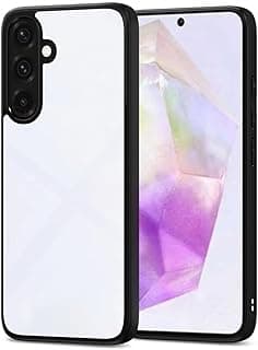 جراب فاخر بإطار أسود من الكريستال الصلب لسلسلة Q لهاتف سامسونج Galaxy A26