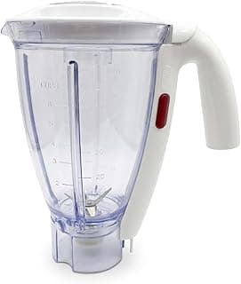 Blender Jug Compatible with Moulinex FP7371 / FP7361 | Replacement Blender Jar Bowl for Food Processor 29 Functions