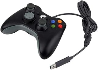 Xbox 360 USB Wired Gamepad Joypad Controller for PC Windows Computer Black
