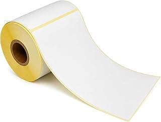 High Quality Thermal Paper Label for Barcode Printer - Suitable for Flex and Shop - 10 x 15 cm (1 roll | 500 stickers per roll)