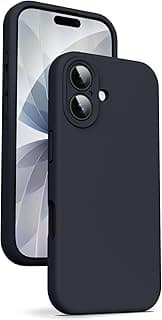 Soft Silicon Camera Protection Case with Microfiber Lining For Apple iPhone 17 6.3-inch (Black)