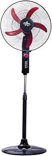 National Stand Fan 18 Inch – 3 Speeds, Adjustable Height, Powerful Copper Motor for Efficient Cooling