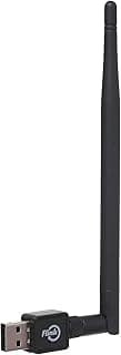 محول واي فاي USB عالي الكسب 600 ميجابت في الثانية مع هوائي، اسود، E.M-20
