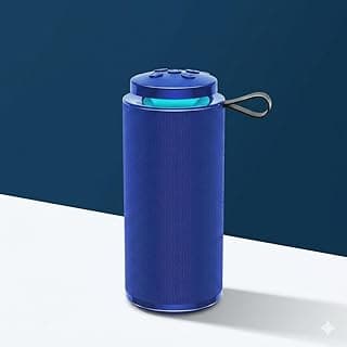 Portable Wireless Bluetooth Speaker Dustproof with Built-in LED Light