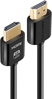 4k hdmi cable, high-speed 1.5 meter hdmi cable with 24k gold plated connector and ethernet, 3d video support for hdtv, projectors, computers, led tv and game consoles, prolink4k2-150